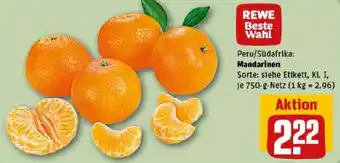 REWE Mandarinen Angebot