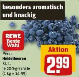 REWE Heidelbeeren Angebot