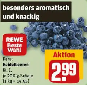 REWE Heidelbeeren Angebot