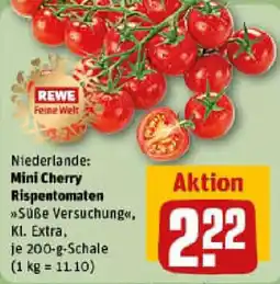REWE Mini Cherry Rispentomaten Angebot