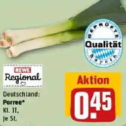 REWE Porree Angebot
