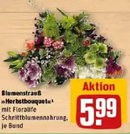 REWE Blumenstrauß Herbstbouquet Angebot
