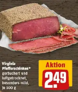 REWE Virginia Pfefferschinken Angebot