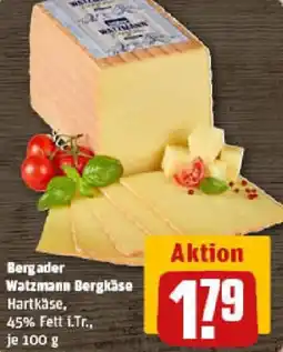 REWE Bergader Watzmann Bergkäse Angebot