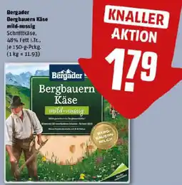 REWE Bergader Bergbauern Käse mild-nussig Angebot