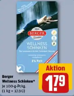 REWE Berger Wellness Schinken Angebot