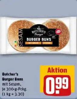 REWE Butcher's Burger Buns Angebot