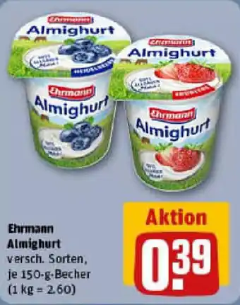 REWE Ehrmann Almighurt Angebot