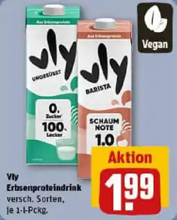 REWE Vly Erbsenproteindrink Angebot