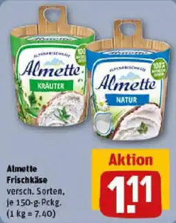 REWE Almette Frischkäse Angebot