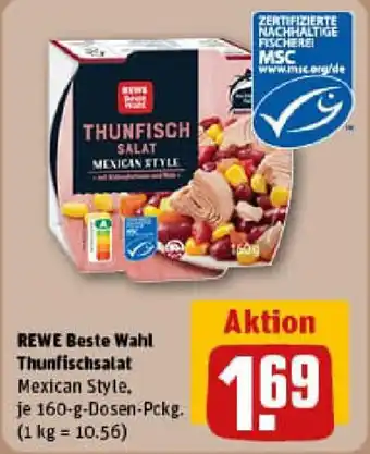 REWE REWE Beste Wahl Thunfischsalat Angebot