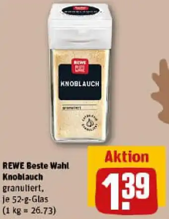 REWE REWE Beste Wahl Knoblauch Angebot