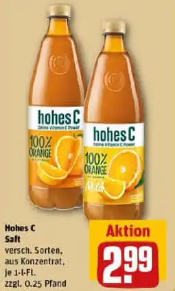 REWE Hohes C Saft Angebot