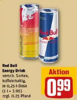 REWE Red Bull Energy Drink Angebot