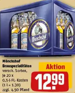 REWE Mönchshof Brauspezialitäten Angebot