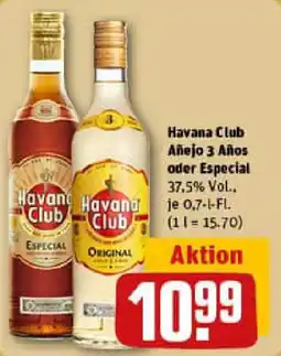 REWE Havana Club Añejo 3 Años oder Especial Angebot