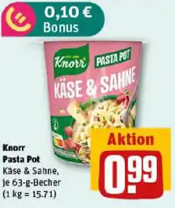 REWE Knorr Pasta Pot Angebot