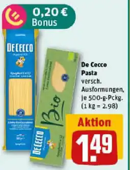 REWE De Cecco Pasta Angebot