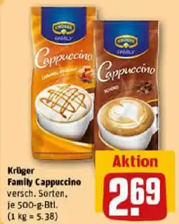 REWE Krüger Family Cappuccino Angebot