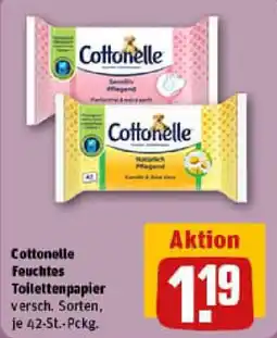 REWE Cottonelle Feuchtes Toilettenpapier Angebot