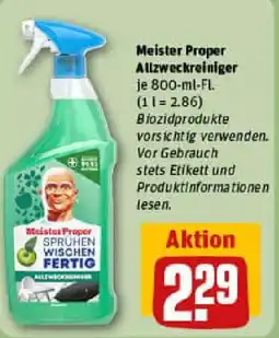REWE Meister Proper Allzweckreiniger Angebot