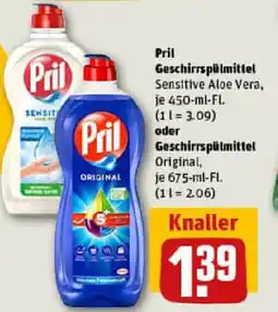 REWE Pril Geschirrspülmittel oder Geschirrspülmittel Angebot