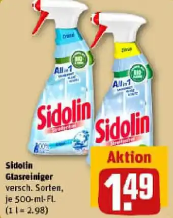REWE Sidolin Glasreiniger Angebot