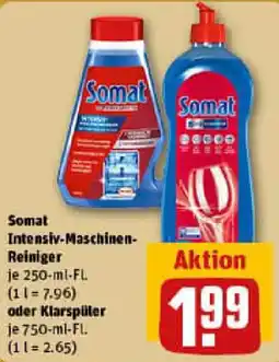 REWE Somat Intensiv-Maschinen- Reiniger oder Klarspüler Angebot