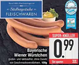 E-Center Bayerische Wiener Würstchen Angebot