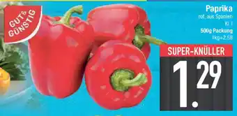 E-Center GUT&GÜNSTIG Paprika Angebot
