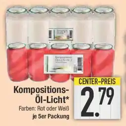 E-Center Kompositions- Öl-Licht 5er Packung Angebot