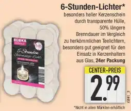E-Center 6-Stunden-Lichter 24er Packung Angebot