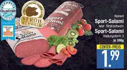 E-Center Reinert Sport-Salami oder Strohschwein Sport-Salami Angebot