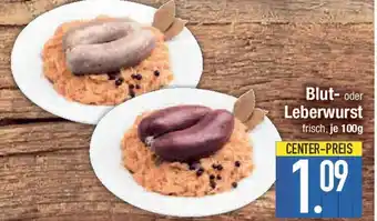 E-Center Blut- oder Leberwurst Angebot