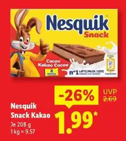 Lidl Nesquik Snack Kakao Angebot