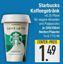 E-Center Starbucks Kaffeegetränk Angebot