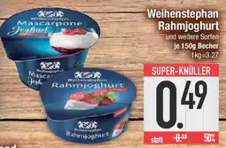 E-Center Weihenstephan Rahmjoghurt Angebot