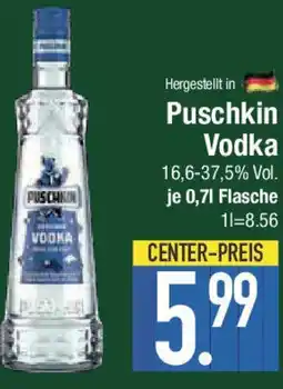 E-Center Puschkin Vodka Angebot