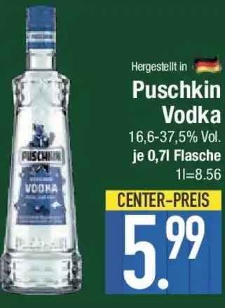 E-Center Puschkin Vodka Angebot