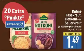 E-Center Kühne Fasskraut, Rotkohl oder Sauerkraut Angebot