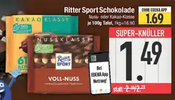 E-Center Ritter Sport Schokolade Angebot