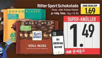 E-Center Ritter Sport Schokolade Angebot