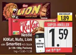 E-Center Nestlé KitKat, Nuts, Lion oder Smarties Angebot