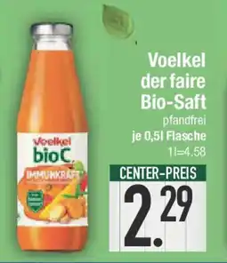 E-Center Voelkel der faire Bio-Saft Angebot