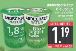 E-Center Andechser Natur Bio-Jogurt Angebot