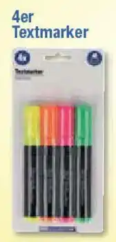 E-Center 4er Textmarker Angebot