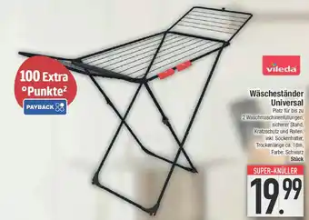 E-Center vileda Wäscheständer Universal Angebot