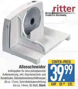 E-Center ritter Allesschneider Angebot