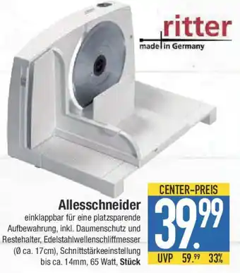 E-Center ritter Allesschneider Angebot