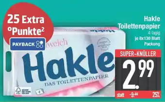 E-Center Hakle Toilettenpapier Angebot